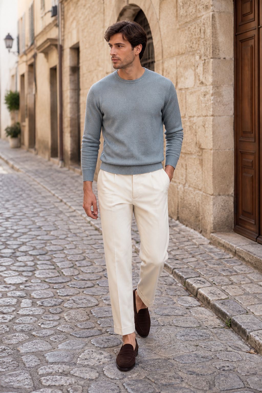 Suede Loafers